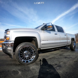 1 2015 Silverado 2500 Hd Chevrolet Mcgaughys Level 2in Drop Rear Arkon Off Road Caesar Chrome