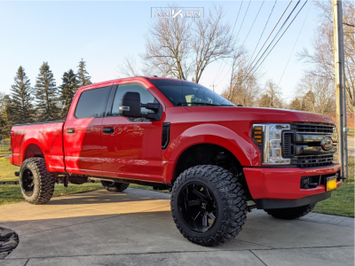 2018 Ford F-250 Super Duty - 20x12 -51mm - ARKON OFF-ROAD Lincoln - Leveling Kit - 325/60R20
