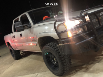 1 2004 Silverado 2500 Hd Chevrolet 2 Inch Level Suspension Lift 4in Arkon Off Road Caesar Black