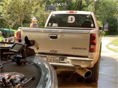 1 2004 Silverado 2500 Hd Chevrolet 2 Inch Level Suspension Lift 4in Arkon Off Road Caesar Black