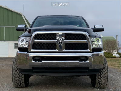 1 2018 2500 Ram Rough Country Suspension Lift 25in Arkon Off Road Caesar Chrome