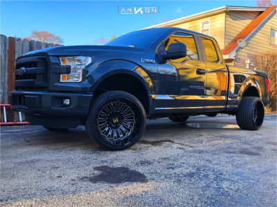 2016 Ford F-150 - 22x14 -81mm - ARKON OFF-ROAD Alexander - Leveling Kit - 315/30R22