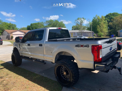 1 2018 F 250 Super Duty Ford Pro Comp Suspension Lift 6in Arkon Off Road Caesar Black