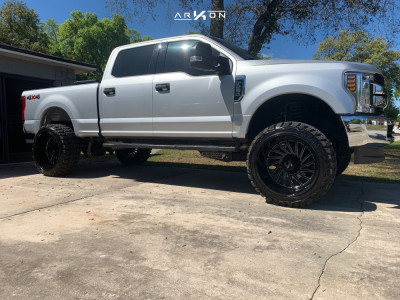 1 2018 F 250 Super Duty Ford Pro Comp Suspension Lift 6in Arkon Off Road Caesar Black