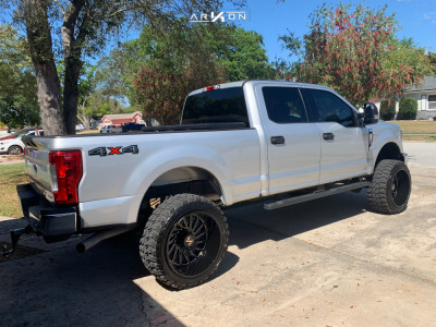 1 2018 F 250 Super Duty Ford Pro Comp Suspension Lift 6in Arkon Off Road Caesar Black