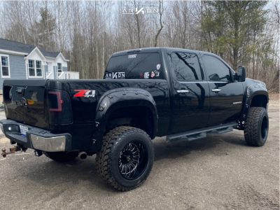1 2010 Sierra 1500 Gmc Custom Suspension Lift 65in Arkon Off Road Alexander Black