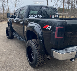 1 2010 Sierra 1500 Gmc Custom Suspension Lift 65in Arkon Off Road Alexander Black