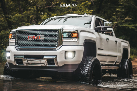 1 2016 Sierra 2500 Hd Gmc Full Throttle Suspension Lift 95in Arkon Off Road Caesar Black