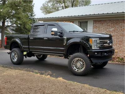 1 2017 F 250 Super Duty Ford Rough Country Suspension Lift 6in Arkon Off Road Caesar Chrome