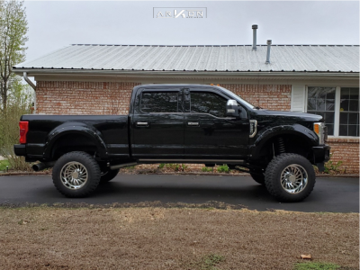 1 2017 F 250 Super Duty Ford Rough Country Suspension Lift 6in Arkon Off Road Caesar Chrome