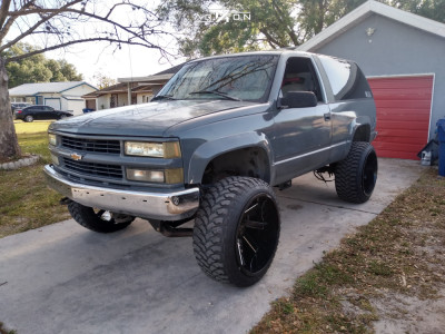 1 1995 Tahoe Chevrolet Bds Suspension Lift 6in Arkon Off Road Lincoln Black