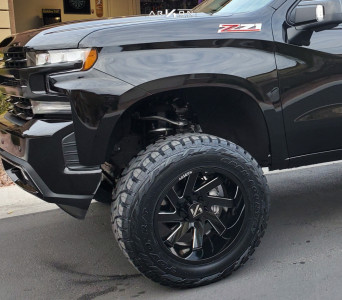 1 2019 Silverado 1500 Chevrolet Bds Suspension Lift 6in Arkon Off Road Lincoln Black