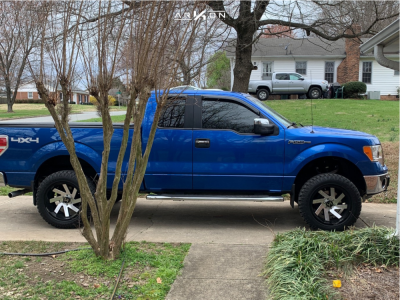 1 2011 F 150 Ford Rough Country Suspension Lift 3in Arkon Off Road Lincoln Machined Black