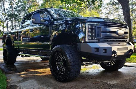 1 2019 F 250 Super Duty Ford Bds Suspension Lift 4in Arkon Off Road Alexander Black