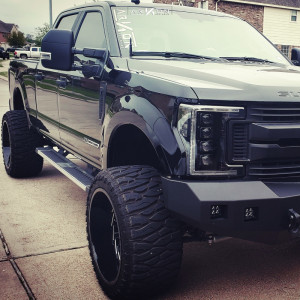 1 2019 F 250 Super Duty Ford Bds Suspension Lift 4in Arkon Off Road Alexander Black