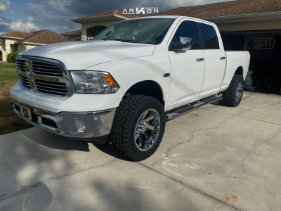 2018 Ram 1500 - 20x10 -25mm - ARKON OFF-ROAD Lincoln - Suspension Lift 4" - 33" x 12.5"