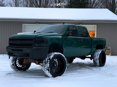 2011 Chevrolet Silverado 1500 - 24x14 -81mm - ARKON OFF-ROAD Caesar - Suspension Lift 9" - 37" x 13.5"