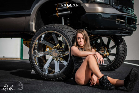 1 2005 F 250 Super Duty Ford Foa Suspension Lift 12in Arkon Off Road Lincoln Chrome