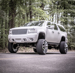 1 2007 Suburban 1500 Chevrolet Rough Country Suspension Lift 7in Body 3in Arkon Off Road Lincoln Chrome