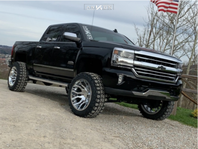 1 2018 Silverado 1500 Chevrolet Rough Country Suspension Lift 7in Arkon Off Road Roosevelt Chrome