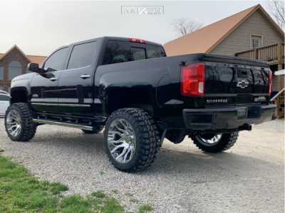 1 2018 Silverado 1500 Chevrolet Rough Country Suspension Lift 7in Arkon Off Road Roosevelt Chrome