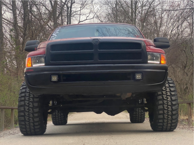 1 1999 Ram 1500 Dodge Rough Country Suspension Lift 25in Arkon Off Road Lincoln Black