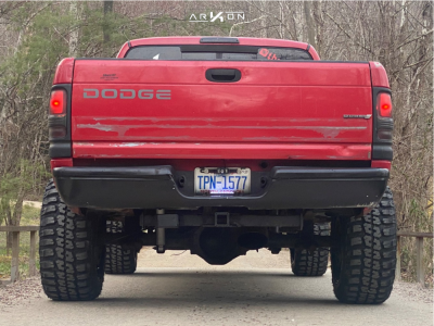 1 1999 Ram 1500 Dodge Rough Country Suspension Lift 25in Arkon Off Road Lincoln Black