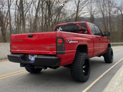 1 1999 Ram 1500 Dodge Rough Country Suspension Lift 25in Arkon Off Road Lincoln Black