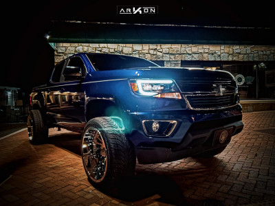 1 2016 Colorado Chevrolet Eibach Suspension Lift 4in Arkon Off Road Caesar Chrome