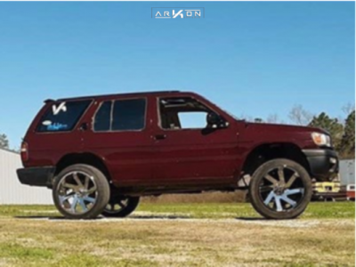 1 1998 Pathfinder Nissan Custom Suspension Lift 55in Arkon Off Road Lincoln Chrome