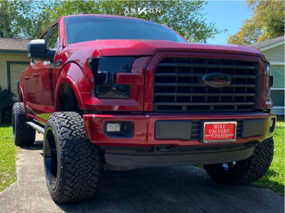 1 2015 F 150 Ford Rough Country Suspension Lift 6in Arkon Off Road Lincoln Machined Black