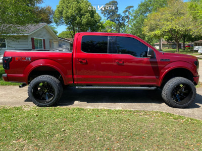 1 2015 F 150 Ford Rough Country Suspension Lift 6in Arkon Off Road Lincoln Machined Black