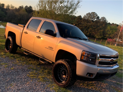 1 2008 Silverado 1500 Chevrolet Rough Country Suspension Lift 45in Arkon Off Road Caesar Black