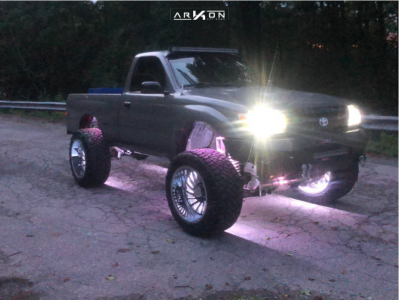 1 1998 Tacoma Toyota Rough Country Suspension Lift 6in Arkon Off Road Caesar Chrome