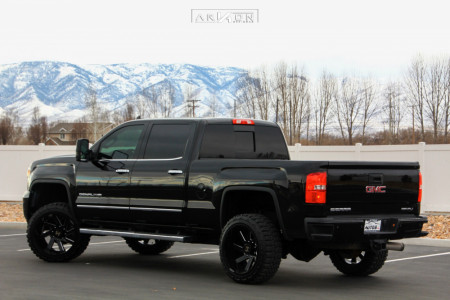 1 2015 Sierra 2500 Hd Gmc Readylift Leveling Kit Arkon Off Road Lincoln Machined Black