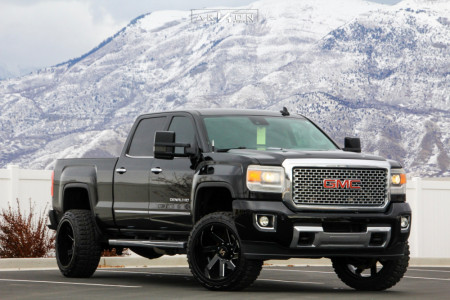 1 2015 Sierra 2500 Hd Gmc Readylift Leveling Kit Arkon Off Road Lincoln Machined Black