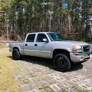 1 2005 Sierra 1500 Gmc Supreme Suspension Lift 4in Arkon Off Road Alexander Black