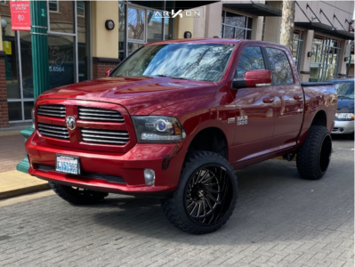 1 2014 1500 Ram Rough Country Suspension Lift 6in Arkon Off Road Caesar Black