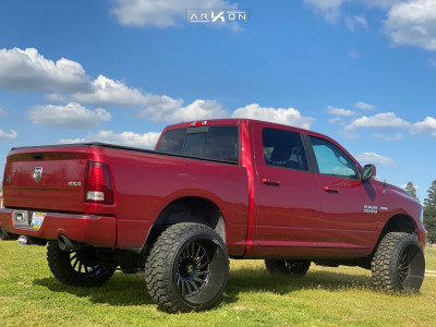 1 2014 1500 Ram Rough Country Suspension Lift 6in Arkon Off Road Caesar Black