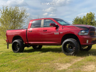 1 2014 1500 Ram Rough Country Suspension Lift 6in Arkon Off Road Caesar Black