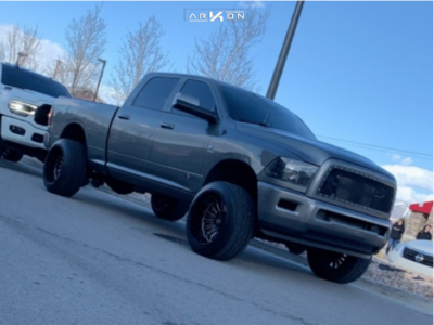 1 2012 2500 Ram 2 Inch Level Suspension Lift 25in Arkon Off Road Alexander Black