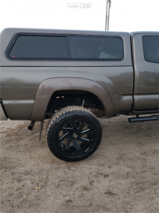 1 2014 Tacoma Toyota Rough Country Suspension Lift 6in Arkon Off Road Lincoln Machined Black