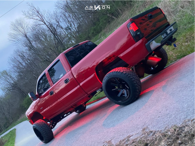 1 2005 Sierra 2500 Hd Gmc Fabtech Suspension Lift 6in Arkon Off Road Lincoln Black