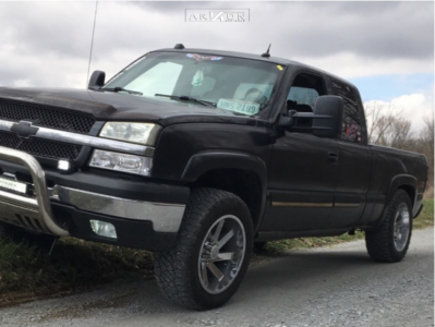 1 2004 Silverado 1500 Chevrolet Stock Air Suspension Arkon Off Road Lincoln Chrome