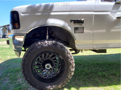 1 1996 F 250 Ford Stock Air Suspension Arkon Off Road Caesar Machined Black