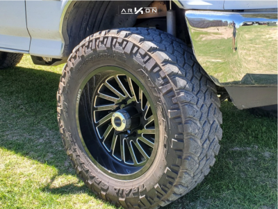 1 1996 F 250 Ford Stock Air Suspension Arkon Off Road Caesar Machined Black