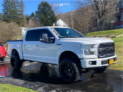 2016 Ford F-150 - 20x12 -51mm - ARKON OFF-ROAD Cleopatra - Suspension Lift 4" - 33" x 12.5"