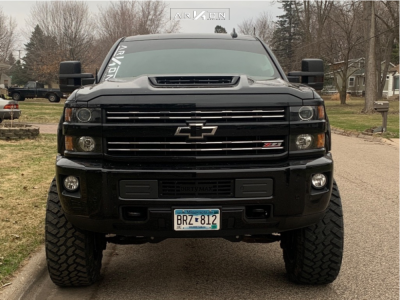 1 2018 Silverado 2500 Hd Chevrolet Rough Country Suspension Lift 75in Arkon Off Road Caesar Black