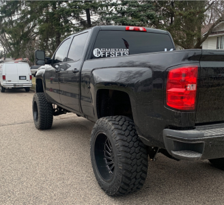 1 2018 Silverado 2500 Hd Chevrolet Rough Country Suspension Lift 75in Arkon Off Road Caesar Black