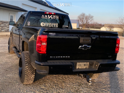 1 2019 Silverado 1500 Ld Chevrolet Motofab Suspension Lift 25in Arkon Off Road Lincoln Black